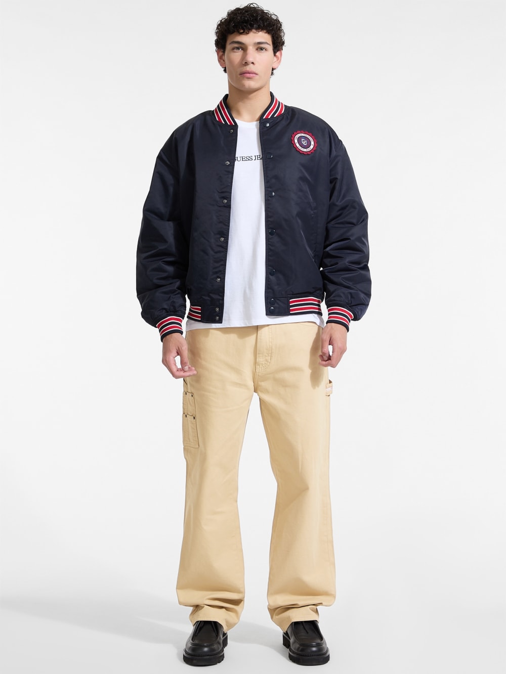 Embroidered Patch Varsity Jacket - Image 2