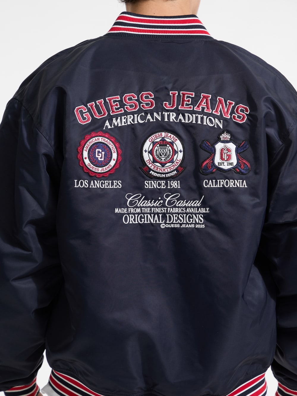 Embroidered Patch Varsity Jacket - Image 4
