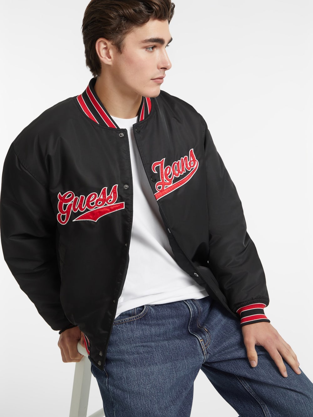 Script Patch Varsity Jacket - Image 2