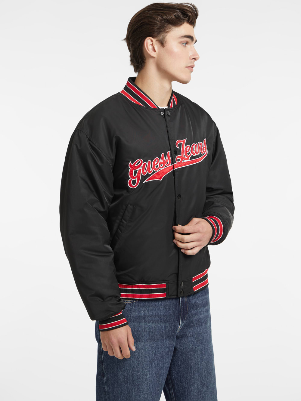 Script Patch Varsity Jacket - Image 6
