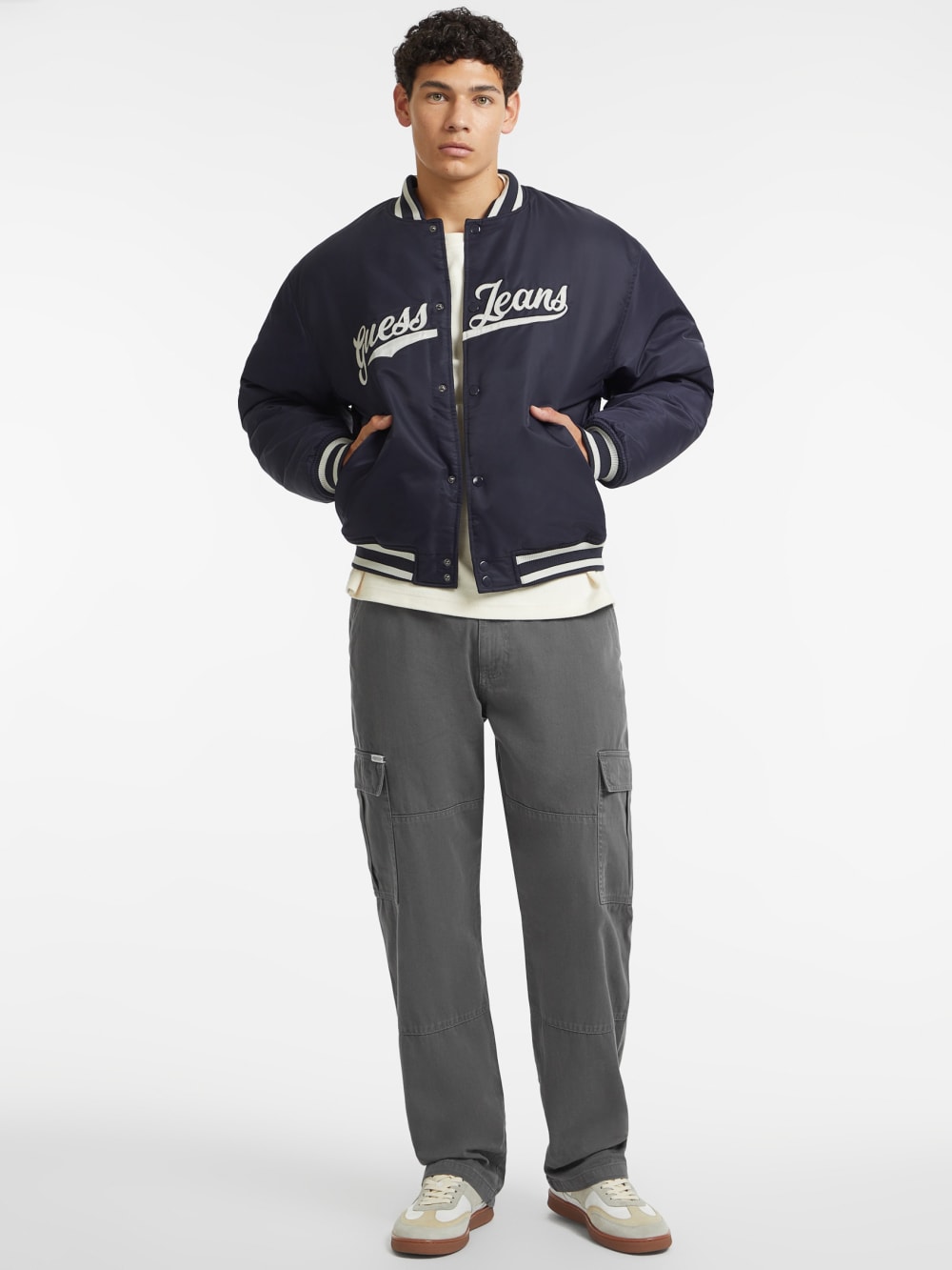 Script Patch Varsity Jacket - Image 3