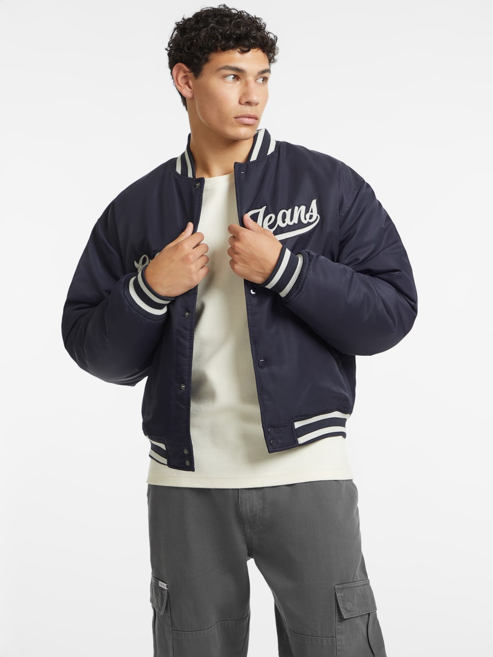 Script Patch Varsity Jacket - Image 4