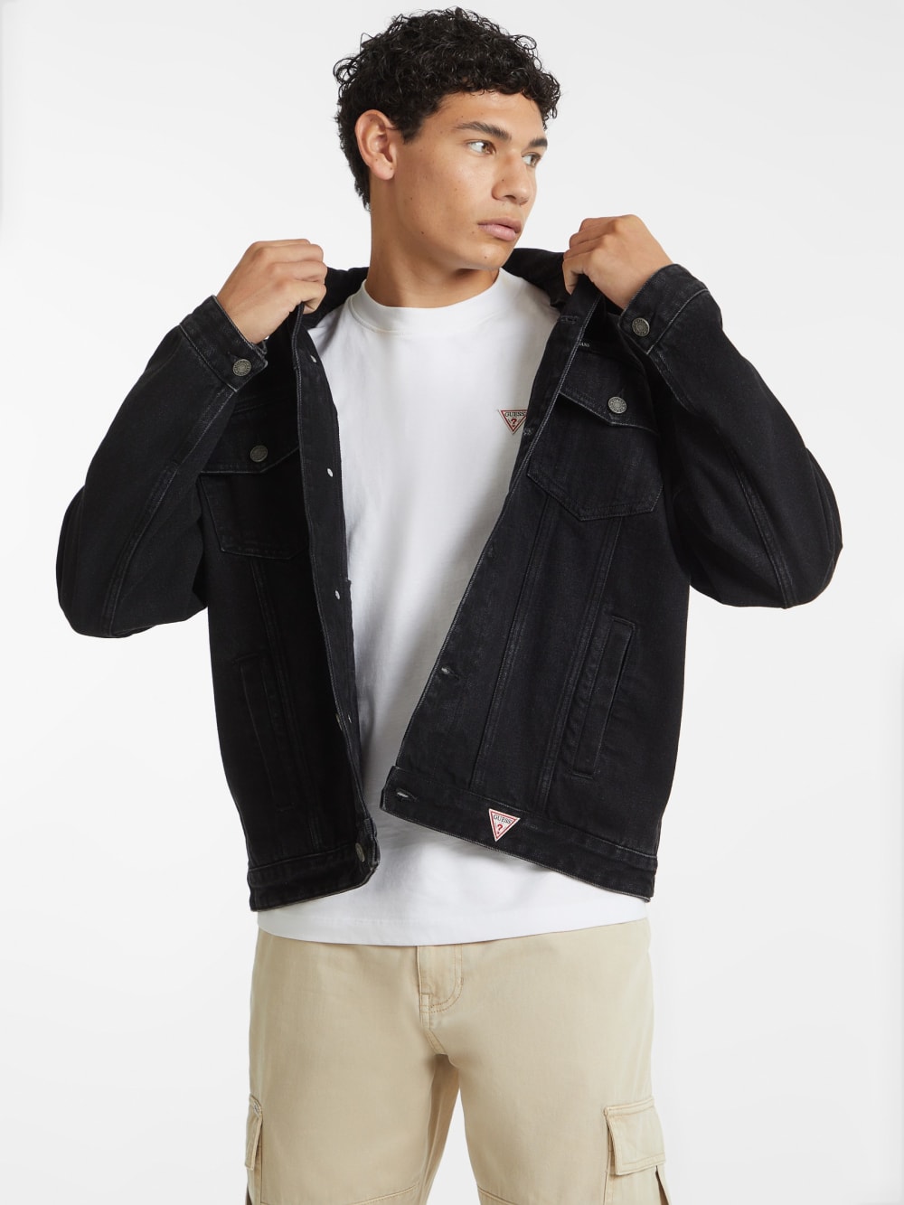 Oversized Denim Trucker Jacket - Image 4