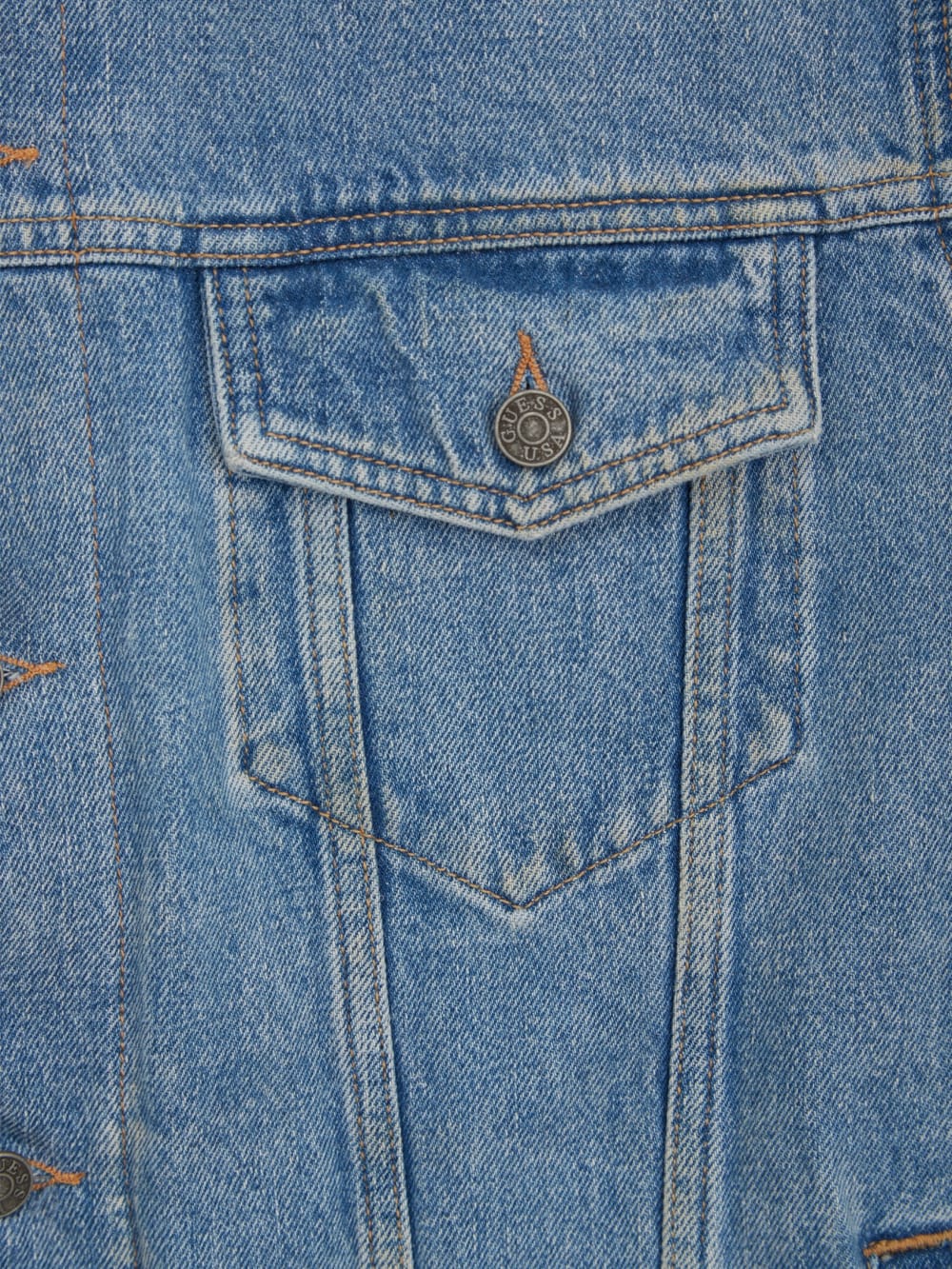 Blue Denim Sherpa Jacket - Image 4