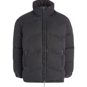 brushed twill puffer