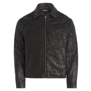peeled denim jacket