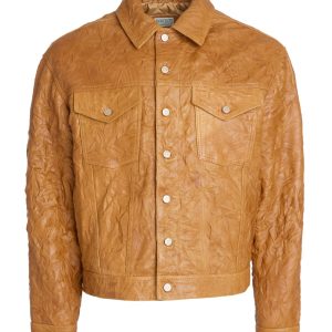 leather trucker jacket