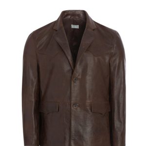 leather blazer