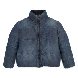 Denim Puffer Jacket