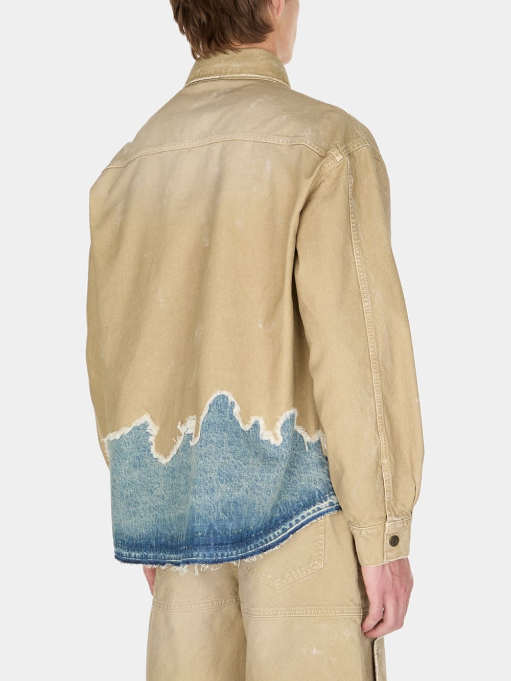 distressed canvas shirt jacket - Image 6