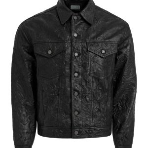 leather trucker jacket