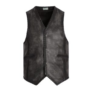 leather vest