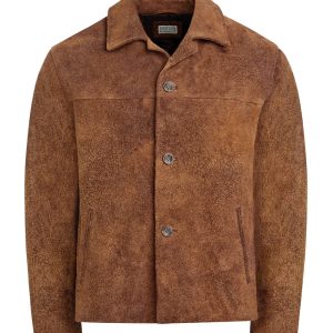 peeling leather coat