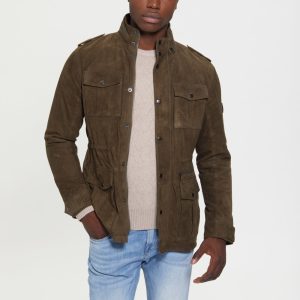 Suede Utility Jacket