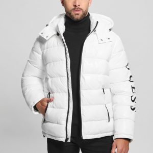 Shiny Hooded Puffer Jacket