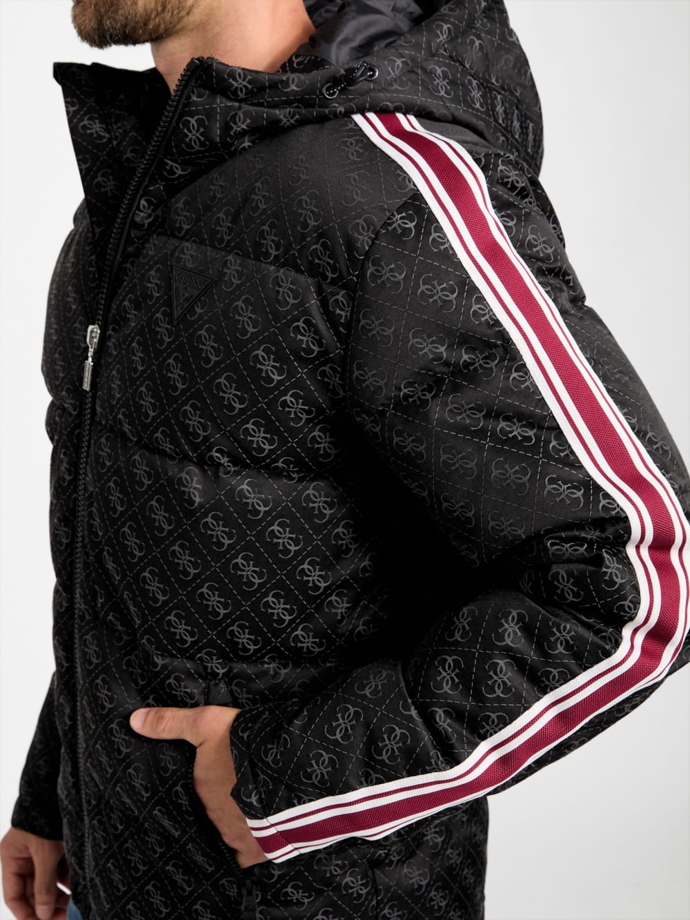 Eco Fusco Hooded Padded Jacket - Image 3