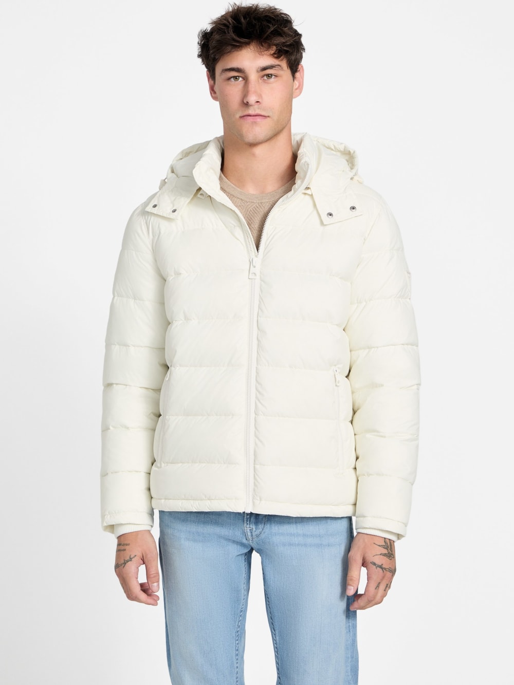 Glacier Matte Nylon Puffer Jacket