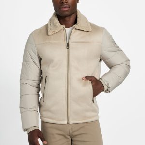 Eco Shearling Puffa Jacket