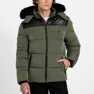 Hooded puffer jacket