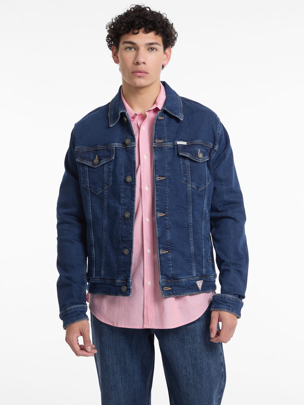 Slim Denim Trucker Jacket - Image 4