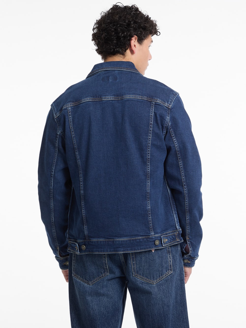Slim Denim Trucker Jacket - Image 5