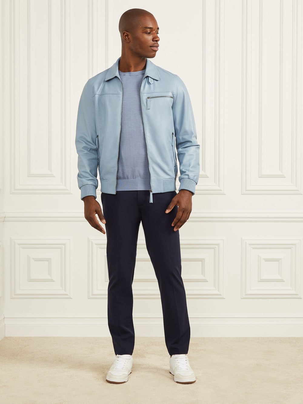 Leather Flight Jacket - Image 2