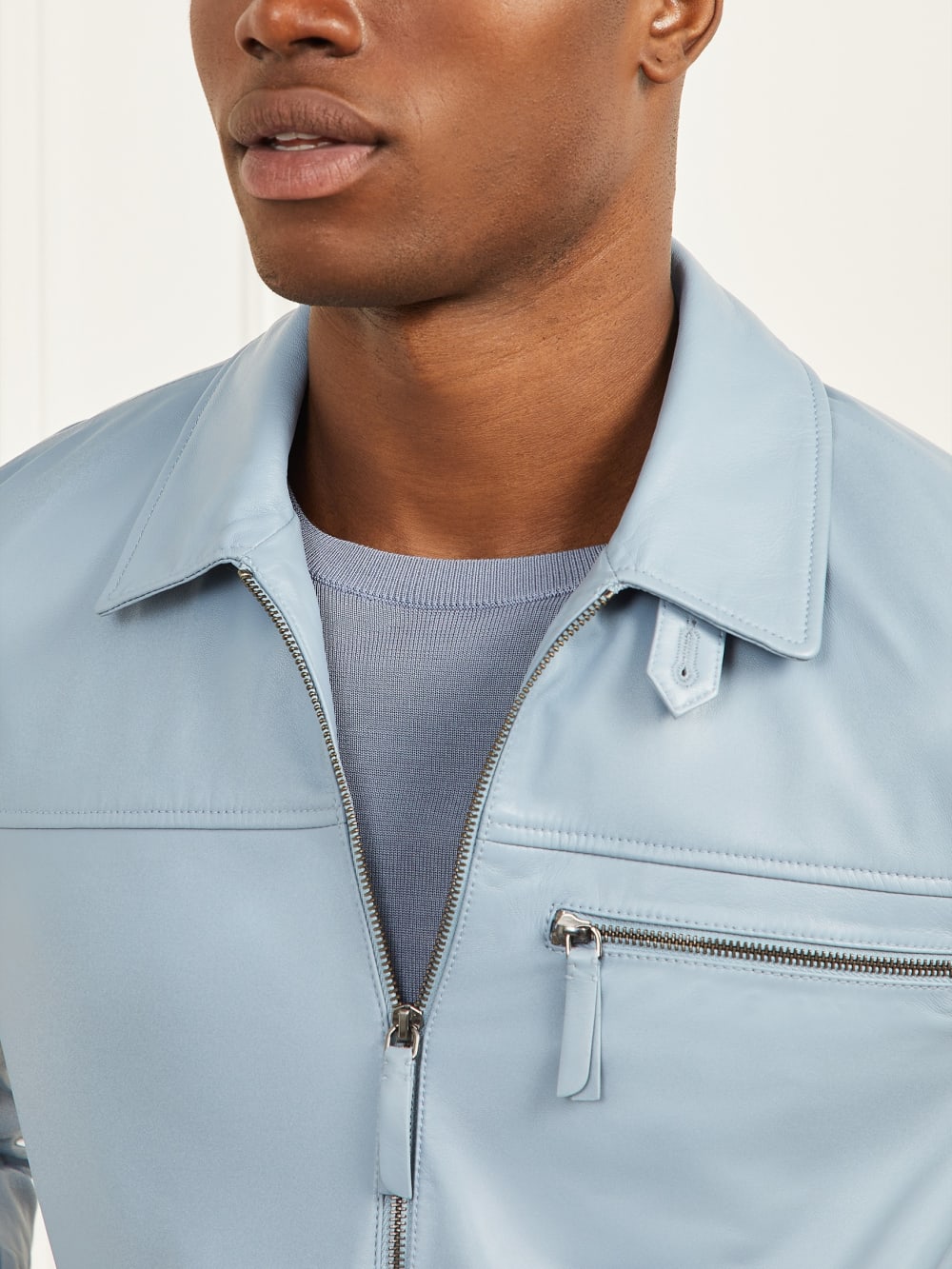 Leather Flight Jacket - Image 3