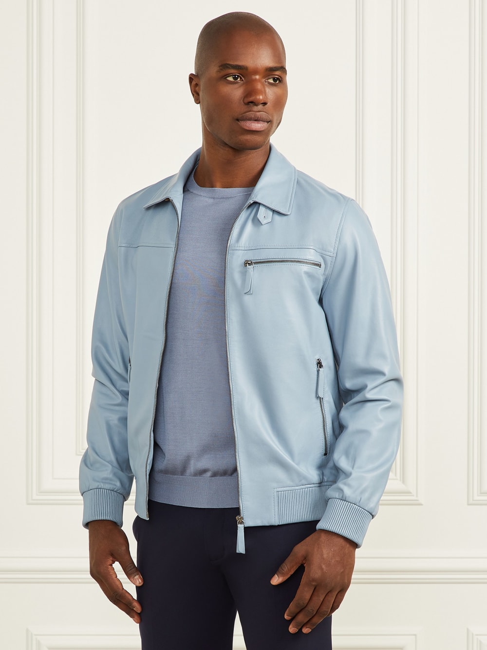 Leather Flight Jacket - Image 4