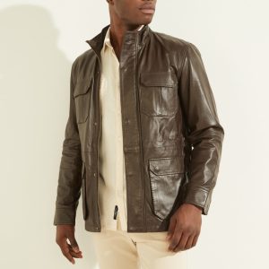 Leather Field Jacket
