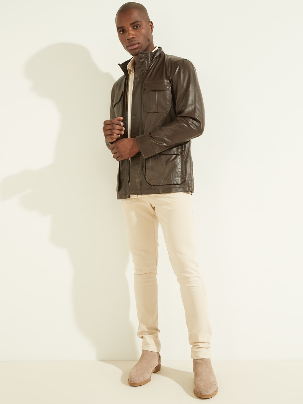 Leather Field Jacket - Image 2