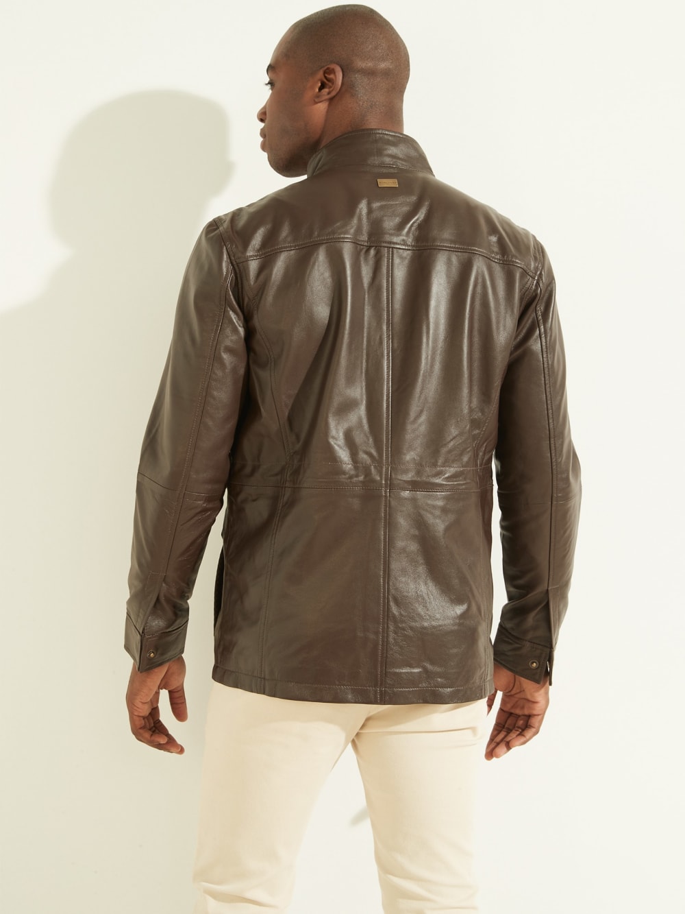 Leather Field Jacket - Image 4