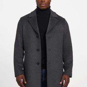 Eco Wool-Blend Fitted Coat