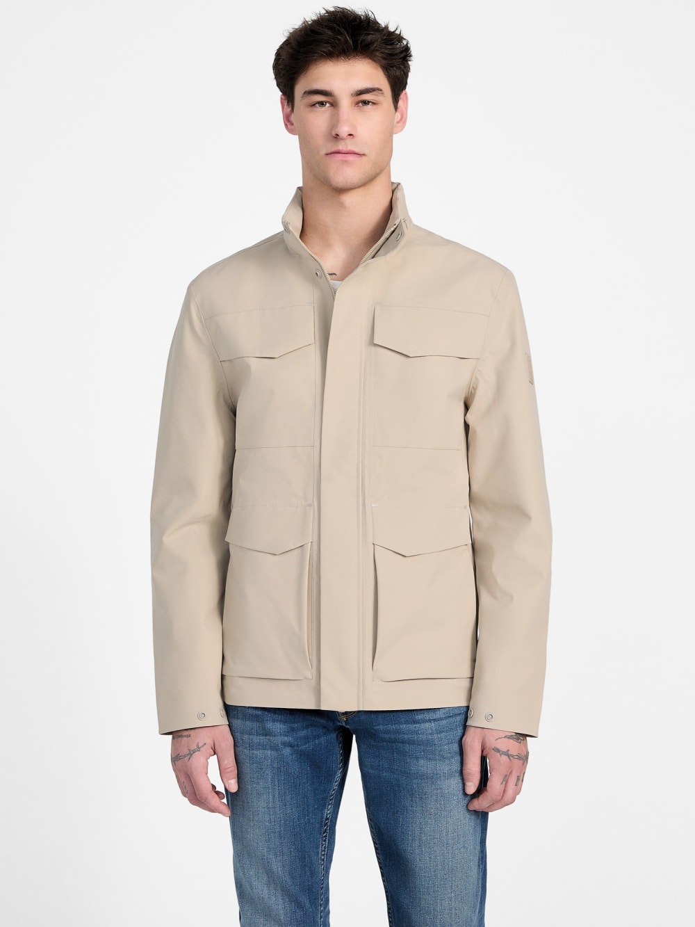 Dunwich Woven Hooded Utility Jacket