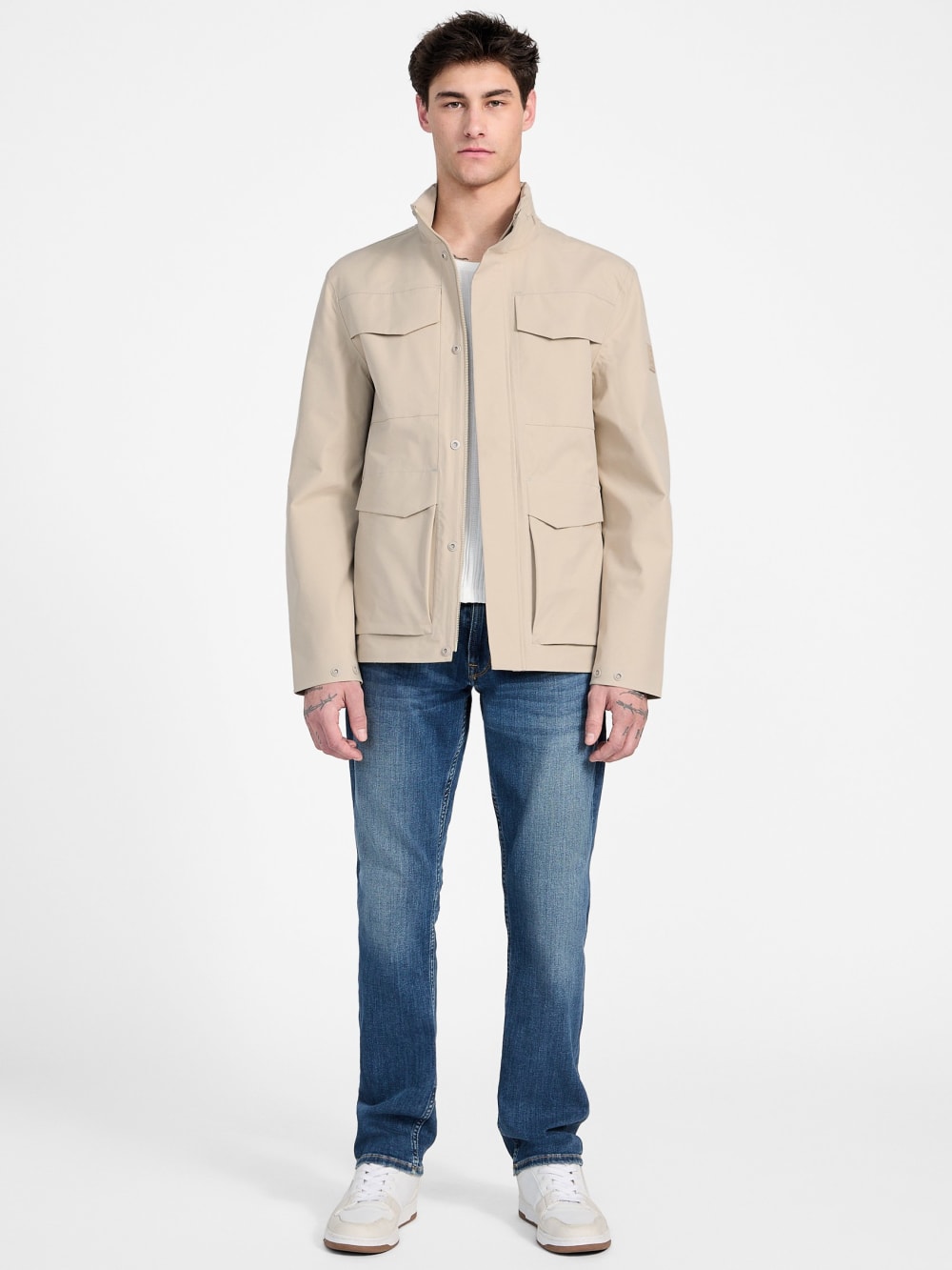 Dunwich Woven Hooded Utility Jacket - Image 2