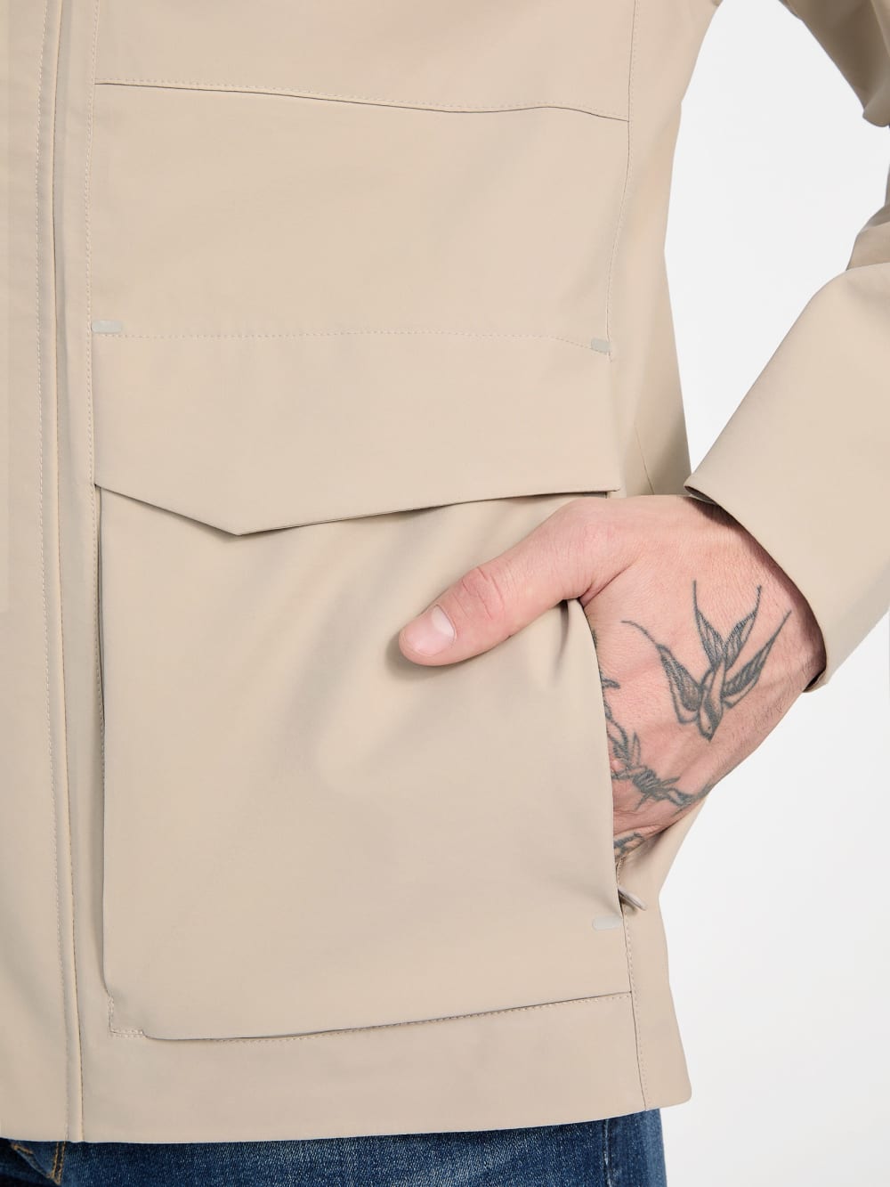 Dunwich Woven Hooded Utility Jacket - Image 4
