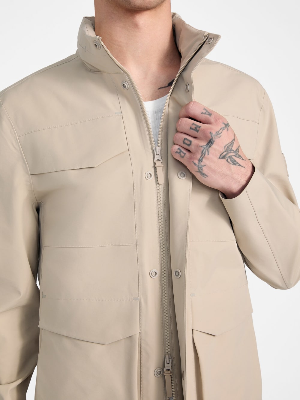 Dunwich Woven Hooded Utility Jacket - Image 6