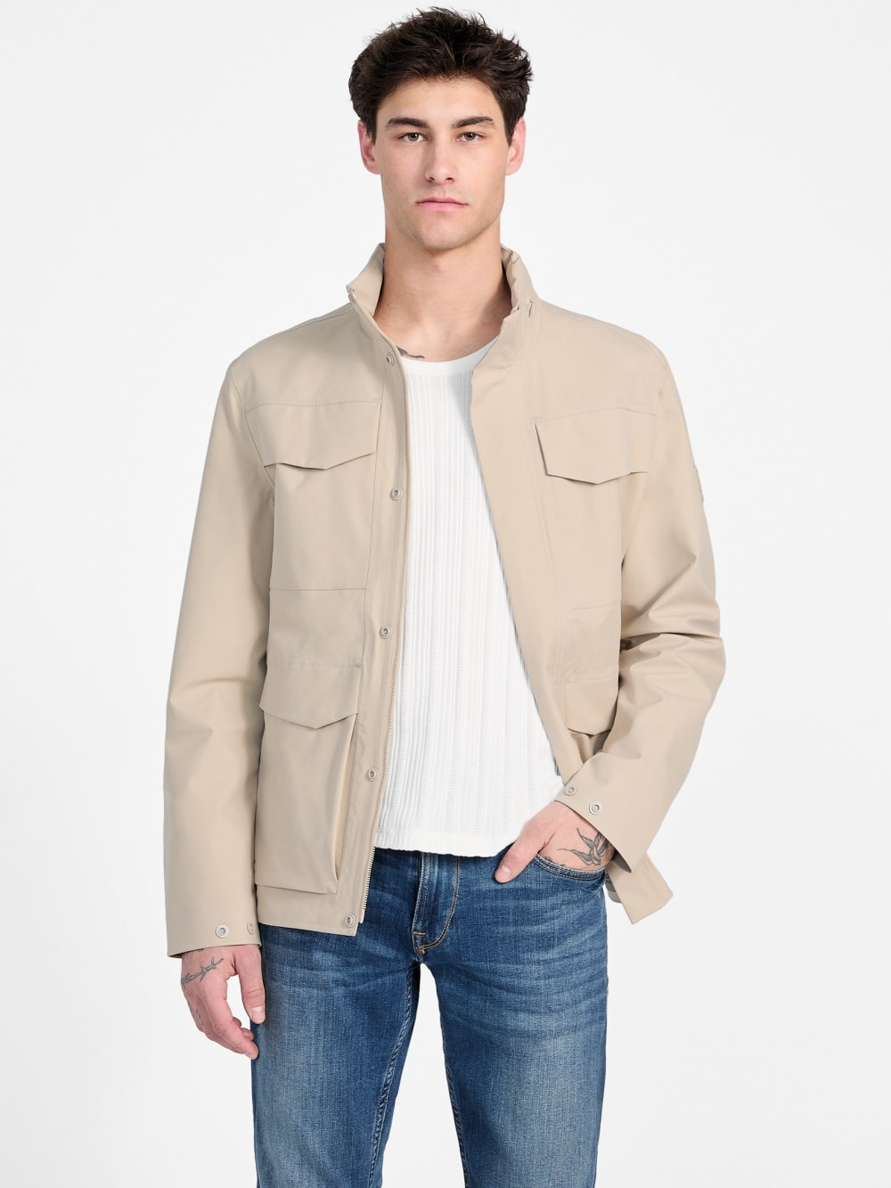 Dunwich Woven Hooded Utility Jacket - Image 7