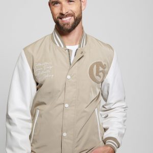 Color-Block Varsity Jacket