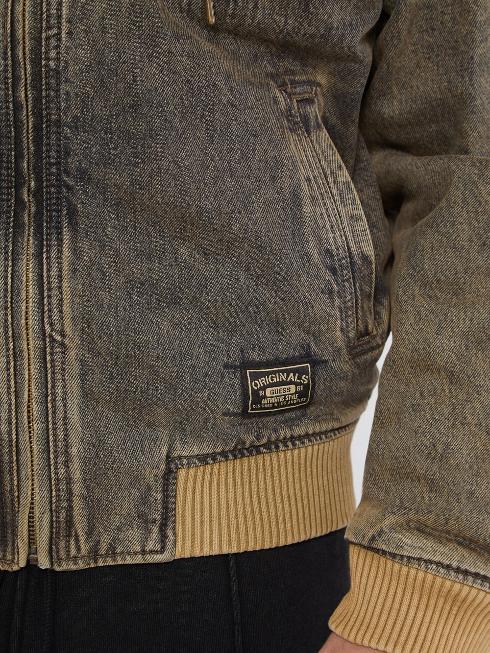 GUESS Originals Sanded Denim Jacket - Image 4
