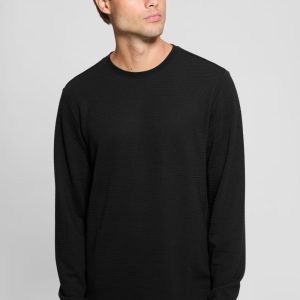 Textured Long-Sleeve Tee