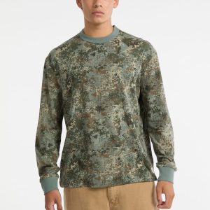 GUESS Originals Eco Camo Long-Sleeve Shirt