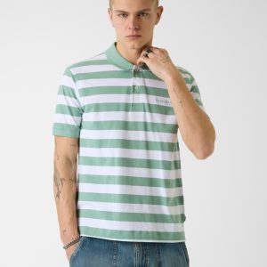 Striped polo