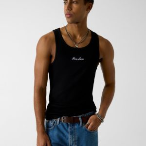 Embroidered tank top