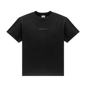 distressed logo tee
