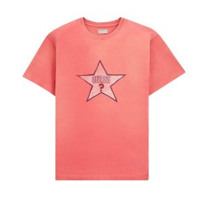 distressed star tee