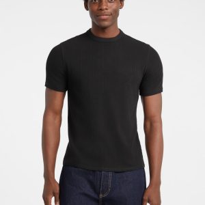Slim Variegated Rib Tee