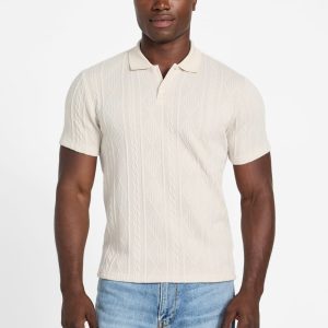 Olin Textured Knit Polo