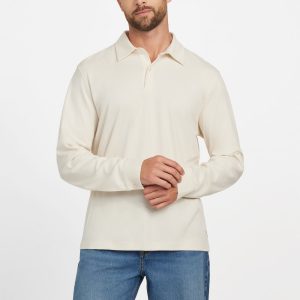 Barry Knit Long-Sleeve Polo