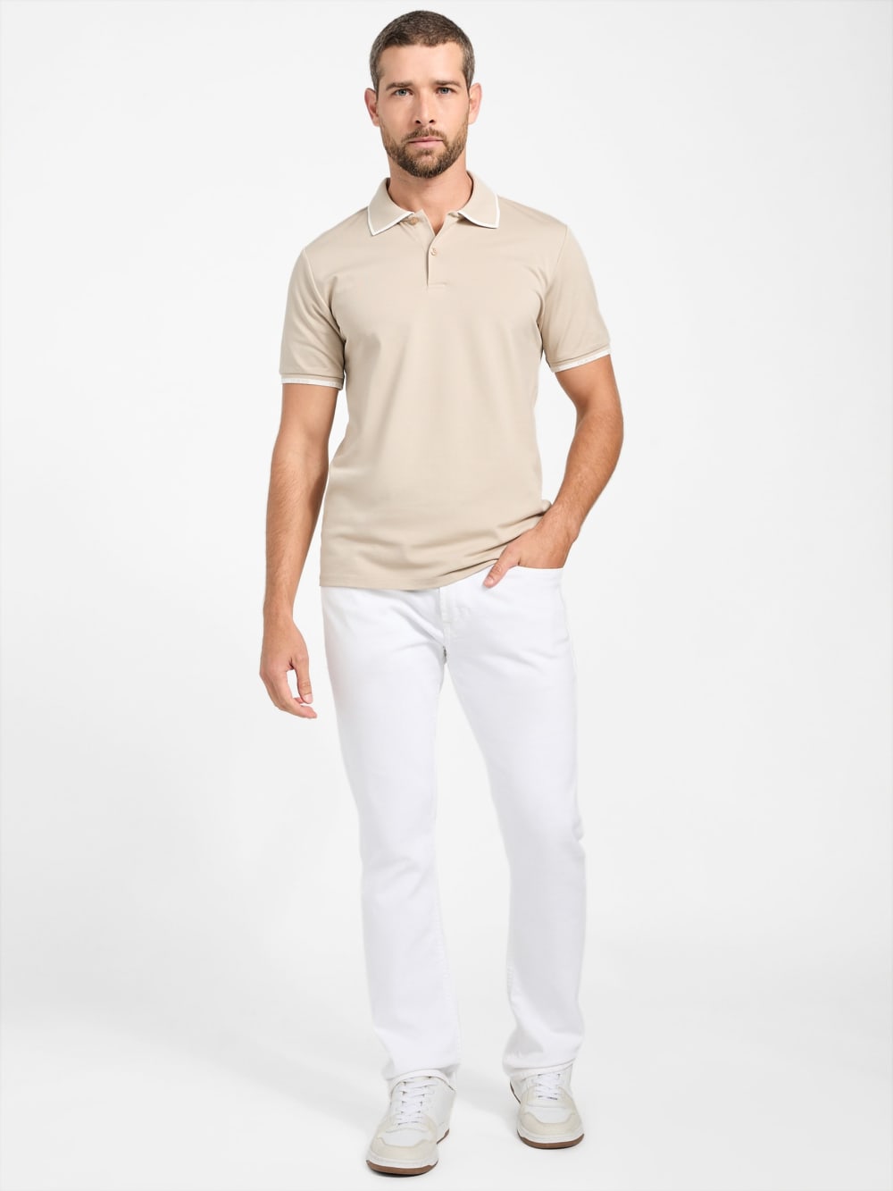 Eco Paul Pique Tipping Polo - Image 2