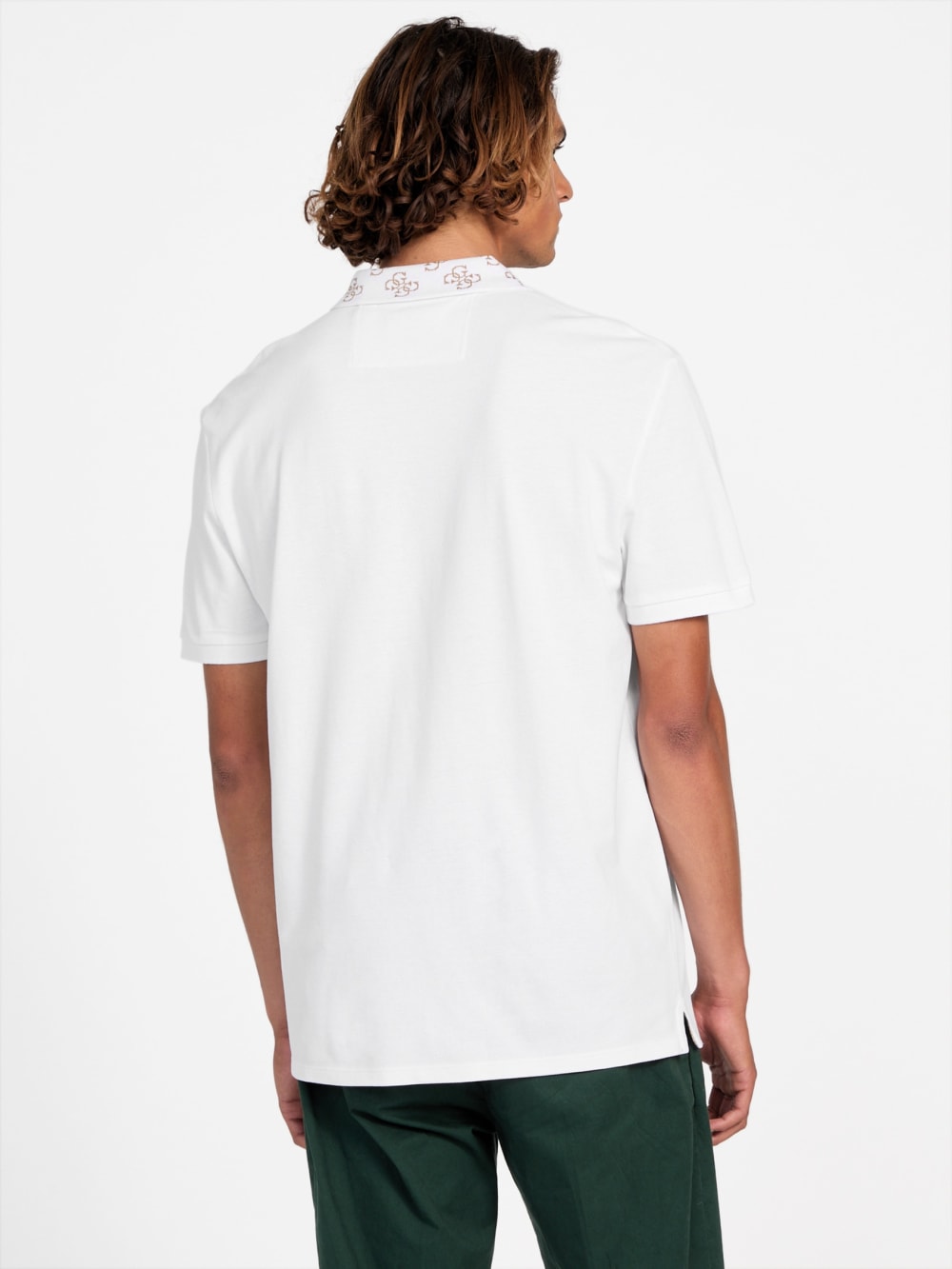 Eco Jacquard Logo Collar Polo - Image 4